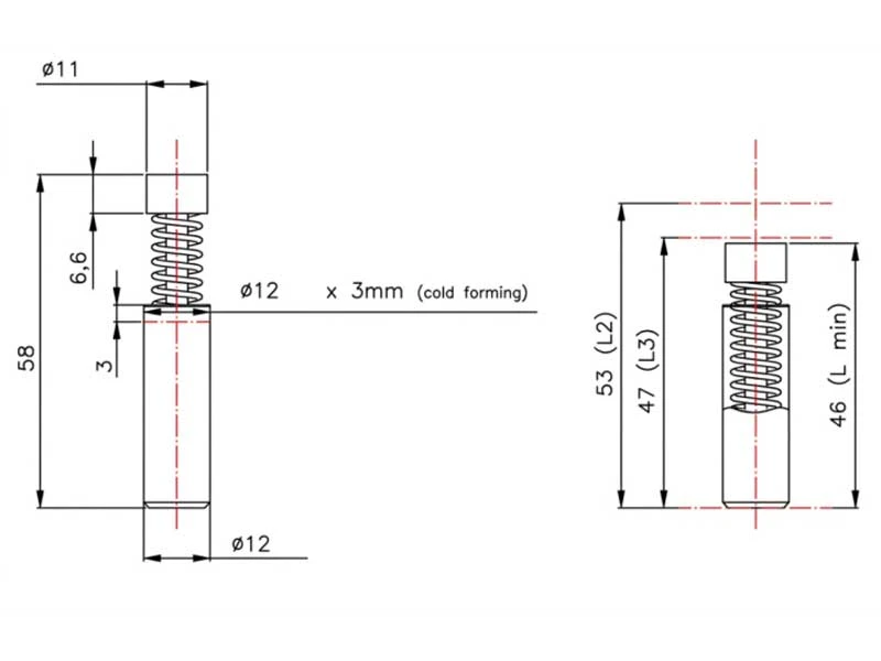 Linear Damper Drawing Linear Damper Drawing